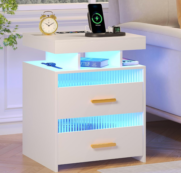 Mesita de noche LED