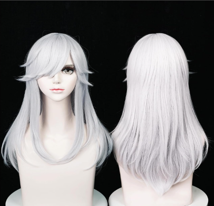 Peluca de Anime Blanca
