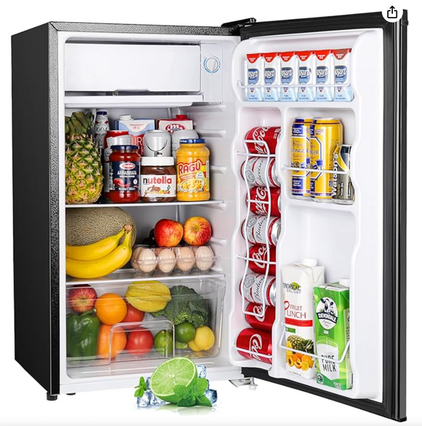 Upstream - 3.2 Cu.Ft Mini Fridge with Freezer